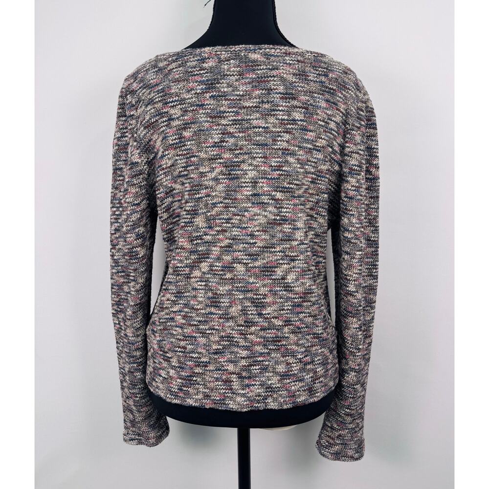 Madewell Multicolor Marled Knit Scoop Neck Sweater Size Medium - Picture 4 of 10
